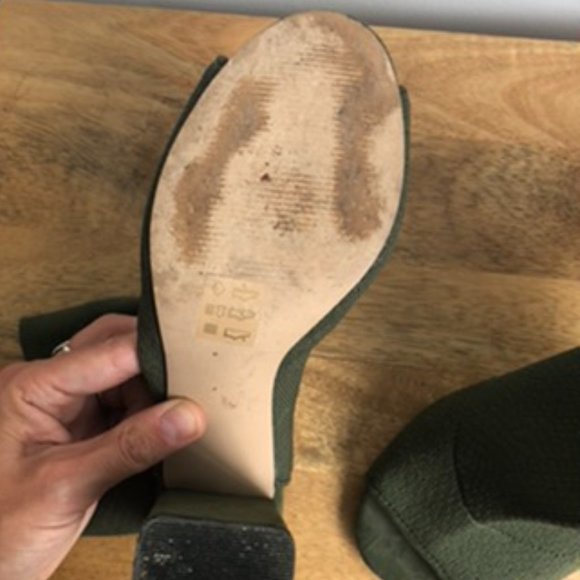 Green Aldo Open Toe Sandal - Picture 4 of 5